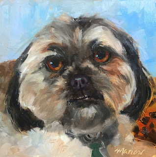 oil painting, dog portrait, pet memorial, pet portrait in oil