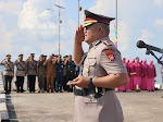 Hut Bhayangkara Ke-79, Polres Lingga Tabur Bunga