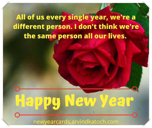 New Year, Card, different person, lives, Steven Spielberg