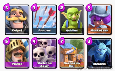 Kumpulan Battle Deck Clash Royale Arena 3 Terbaik (Winning Strategy) Defensive