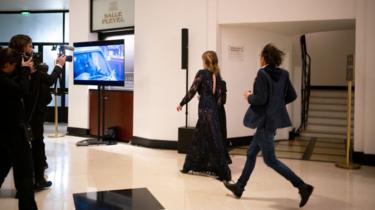 Roman Polanski: Actress walkout as he wins best director at 'French Oscars'