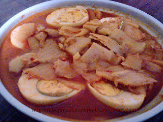 resep gulai rebung telur