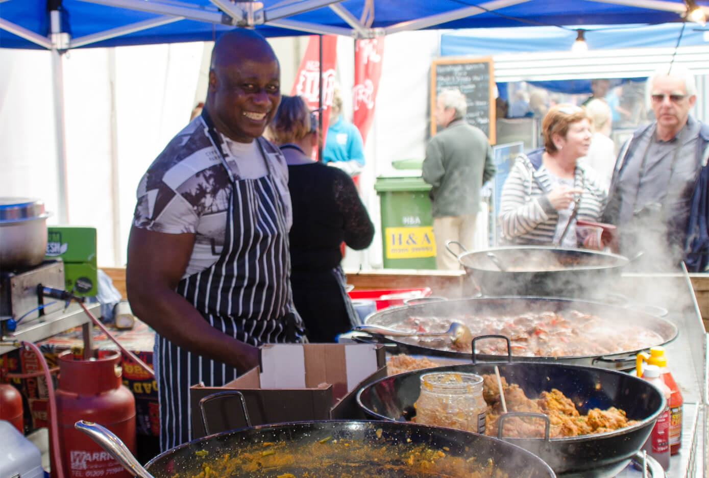 Food from Cornwall at Falmouth Oyster festival