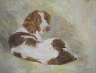 Koiran muotokuva - Portrait of dog - Aija Saukkonen