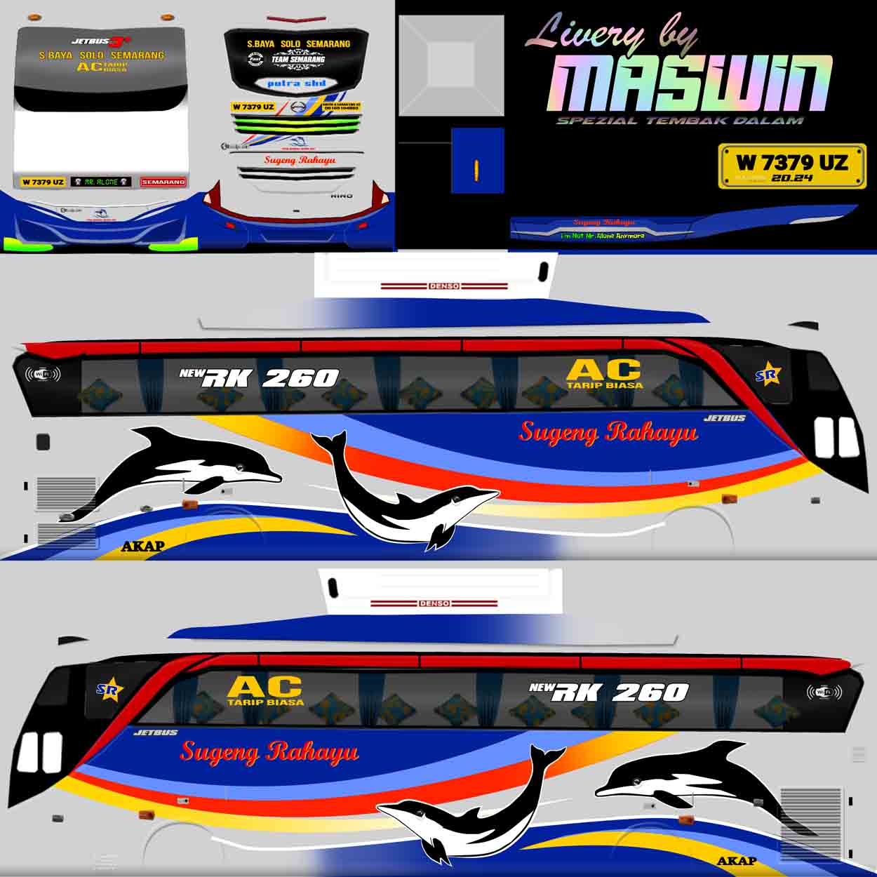 livery bussid shd sugeng rahayu