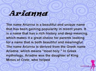 meaning of the name "Arianna"