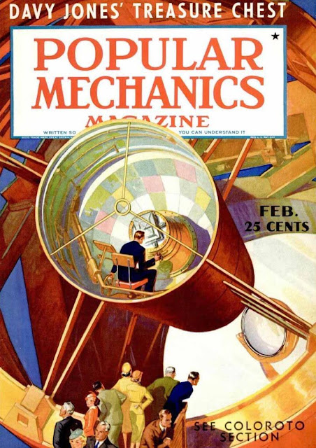 Portadas de la revista Popular Mechanics en los años 30