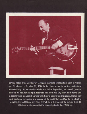 Barney Kessel Interview Jazz Monthly June 1969 Issue Page One