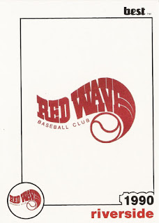 Riverside Red Wave 1990 Best cover card with logo