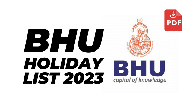 BHU Holiday List 2024 [PDF]