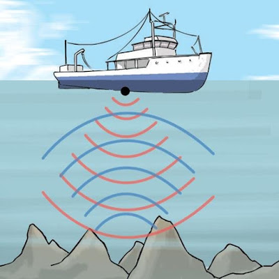 Imagen de un sonar marino