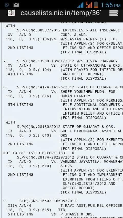 Fix Pay Final Disposal Date In Suprim court