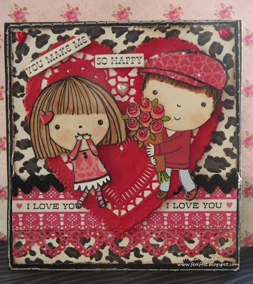 Feliz San Valentin: Mimi & Miles Card