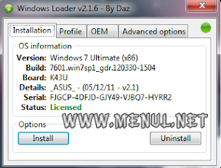 Windows Loader v2.1.6 By DAZ + WAT Fix