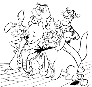 Winnie The Pooh Coloring Pages