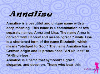 meaning of the name "Annalise"