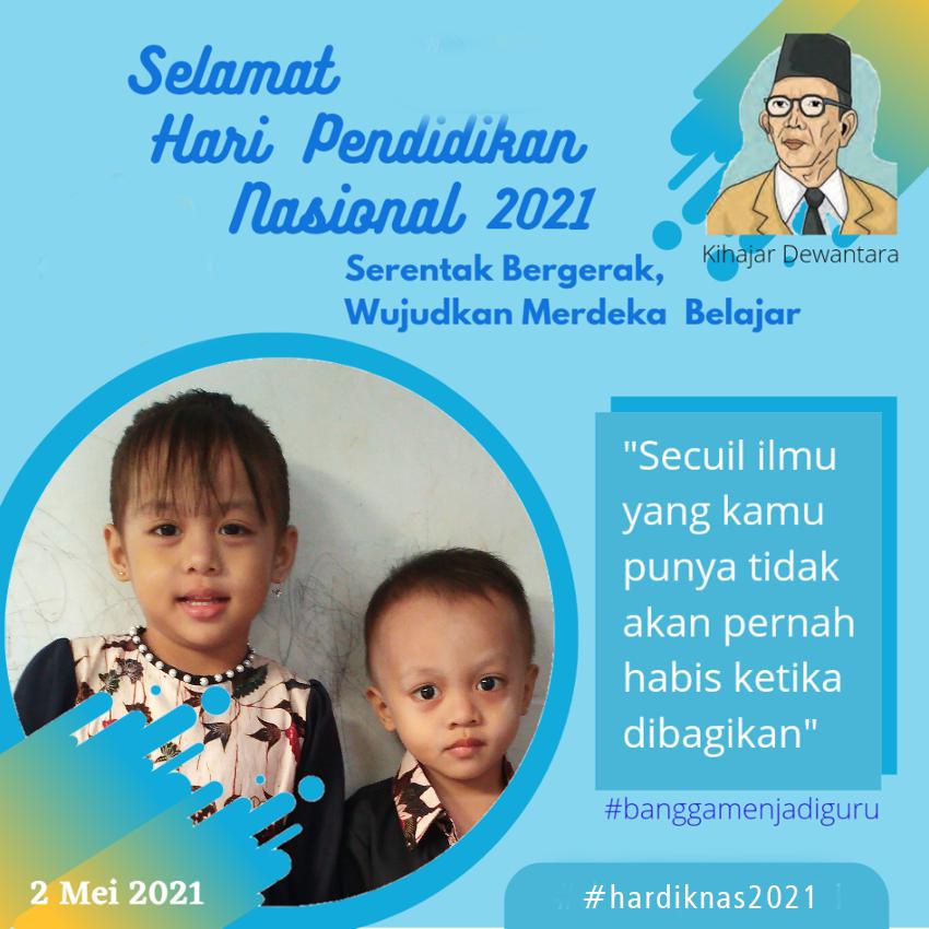 Kumpulan Bingkai Twibbon Foto Peringatan HARDIKNAS 2021