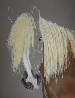 dessin haflinger