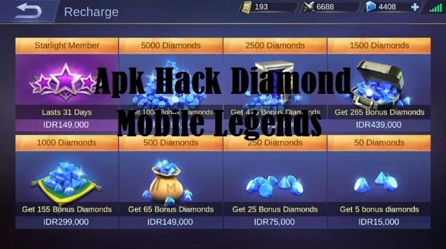 Apk Hack Diamond Mobile Legends