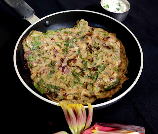 Banana flower rotti