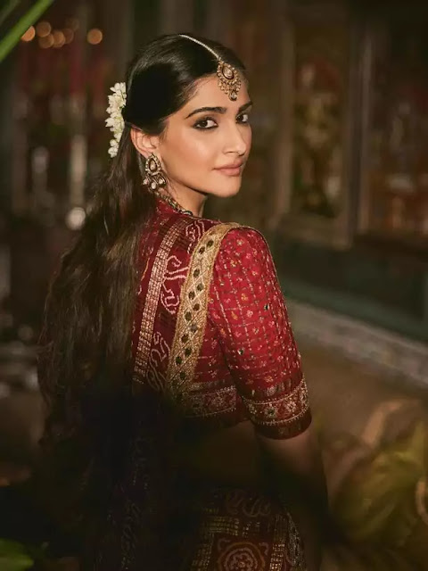 Bollywood Actress Sonam Kapoor Stuns in Traditional Wear!