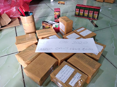 Foto Packing Paket Pengiriman Periode Tanggal 11 mei sampai 17 mei 2020