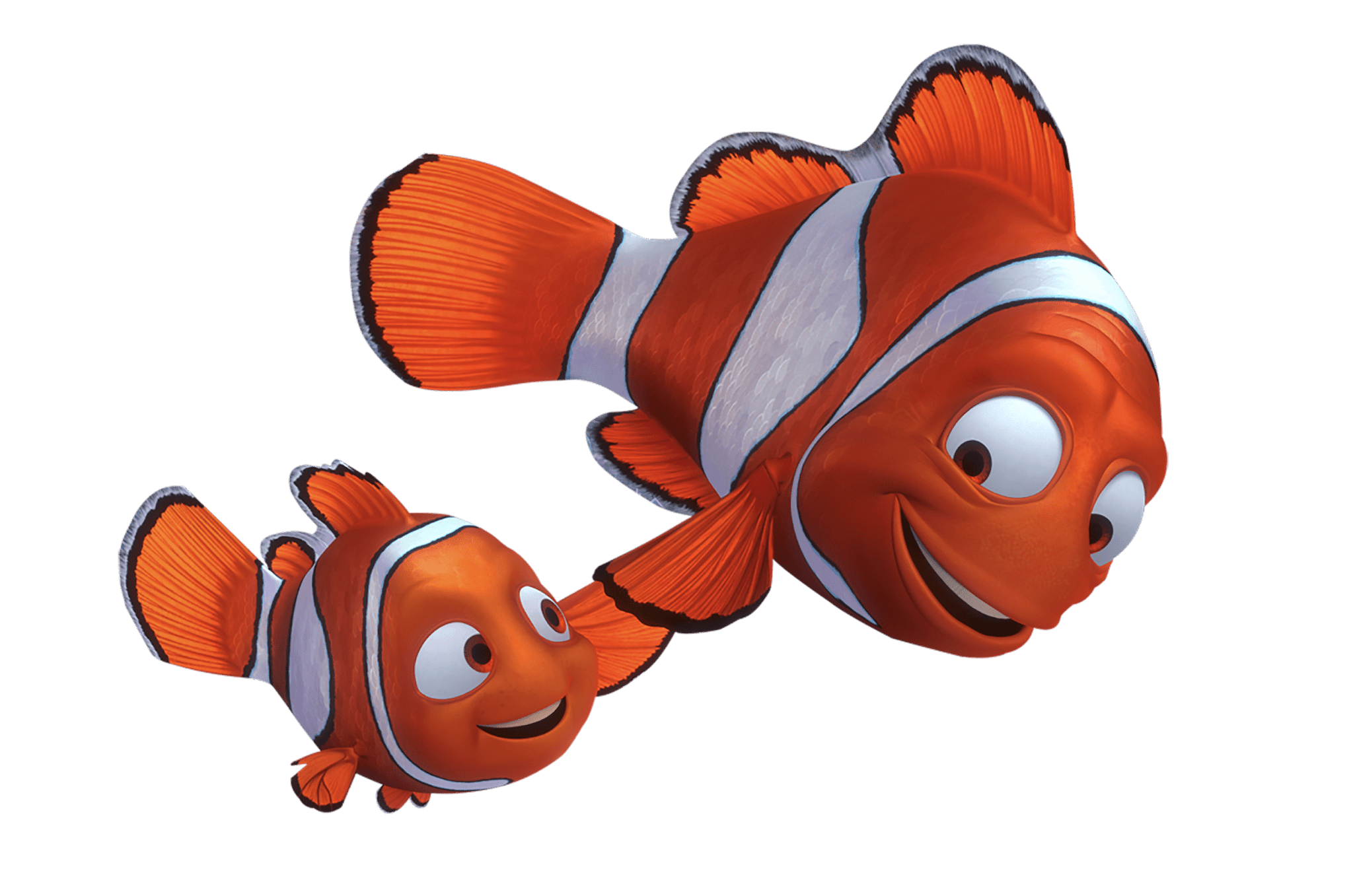 Imágenes nemo y marlin clipart de Buscando a Nemo PNG fondo transparente