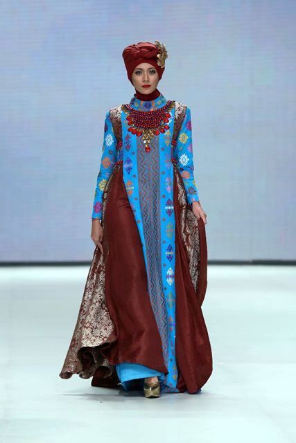  40 model baju  batik remaja  putri  muslim  lengan panjang 