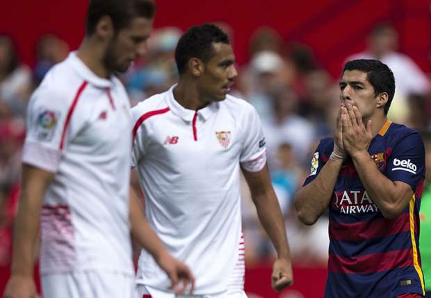 Sevilla 2-1 Barcelona: Champions suffer in Messi's absence