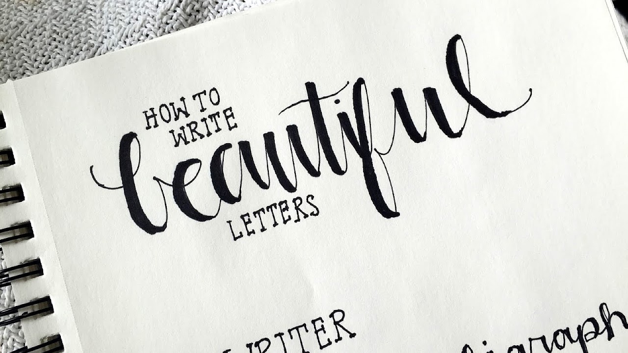 How To Write Calligraphy