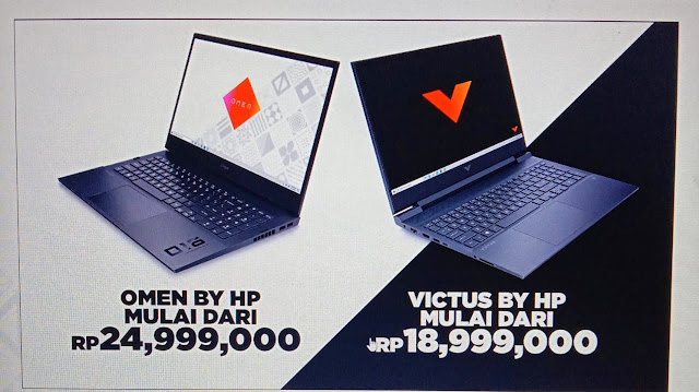 harga laptop gaming omen dan victus by hp