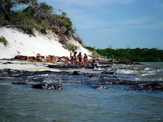 Uma das belas praias da Cidade de Raposa - MA