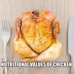 nutritional values of chicken. Chicken Roast