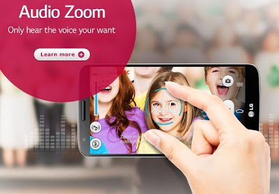 Fitur Audio Zoom Kamera LG G2