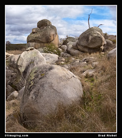 Basalt rocks and boulders near Pejar Creek NSW crop 1