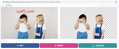 cara menghilangkan background putih online