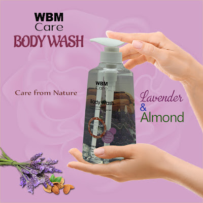 Almond essential oil body wash