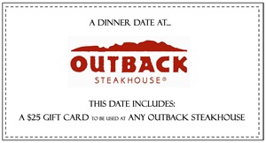 dinner at outback