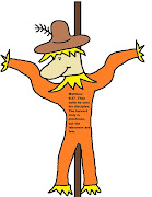 Print this Scarecrow Template out and laminate it. It has a scripture across .