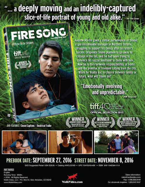 DVD & Blu-ray Release Report, Fire Song, Ralph Tribbey