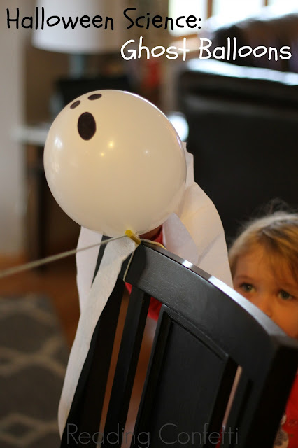 Ghost balloons: a fun Halloween science activity