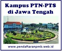 Daftar Perguruan Tinggi Ptn Pts Di Jawa Tengah Kampus
