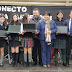 Niños de séptimo básico de escuelas municipalizadas de la comuna de Teno reciben computadores