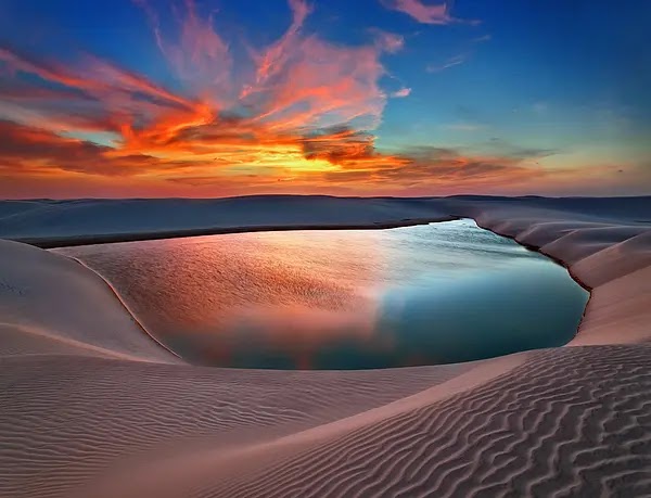 Lencois Maranhenses National Park , Maranhao , Brazil