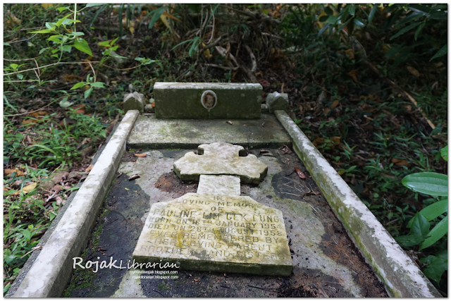 Pauline Lim Gek Lung's tomb at St. Joseph's Catholic Church Cemetery