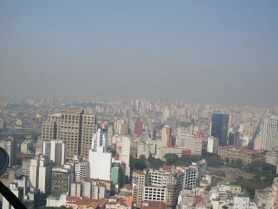 Vista do alto da torre do Banespa - foto Ana Vargas