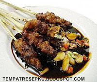 Resep sate kambing bumbu kecap