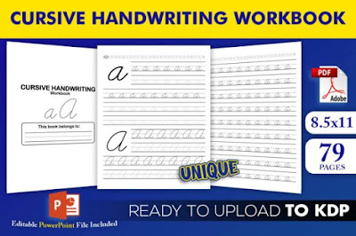 Cursive Handwriting Workbook KDPInterior