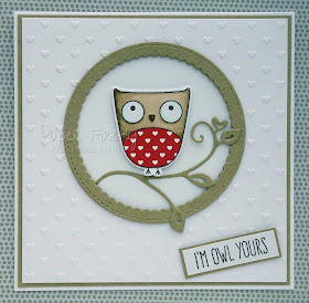 Cute funny owl card (owl from My Favourite Things)