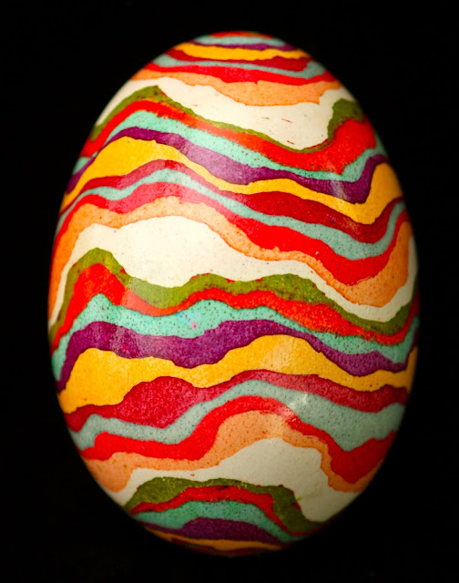 Contemporary Batiked Eggshell